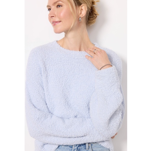 Sanctuary Sweaters - Sanctuary "Mila" Nubby Blue Crewneck Sweater, S